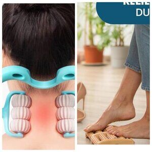 BUNDLE of 2 mechanical massagers. For the neck and feet